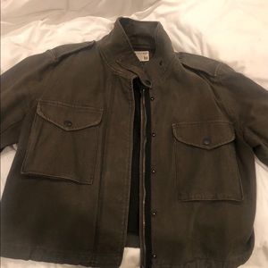 Rag & Bone cropped army jacket